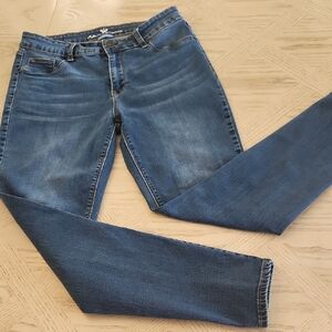 Almost Famous High Rise Skinny Blue Denim Women's Jeans Size 13
